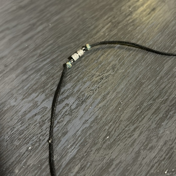 Vintage Y2K early 2000’s artisan glass metal reverse necklace - Picture 3 of 5